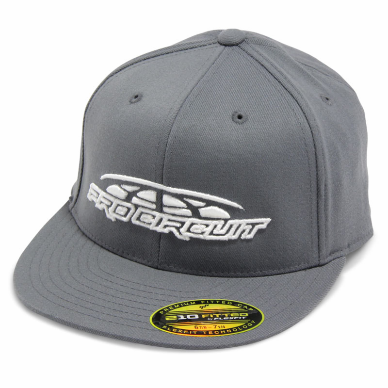 Fitted Flexfit Hat, Gray/Black / S/M